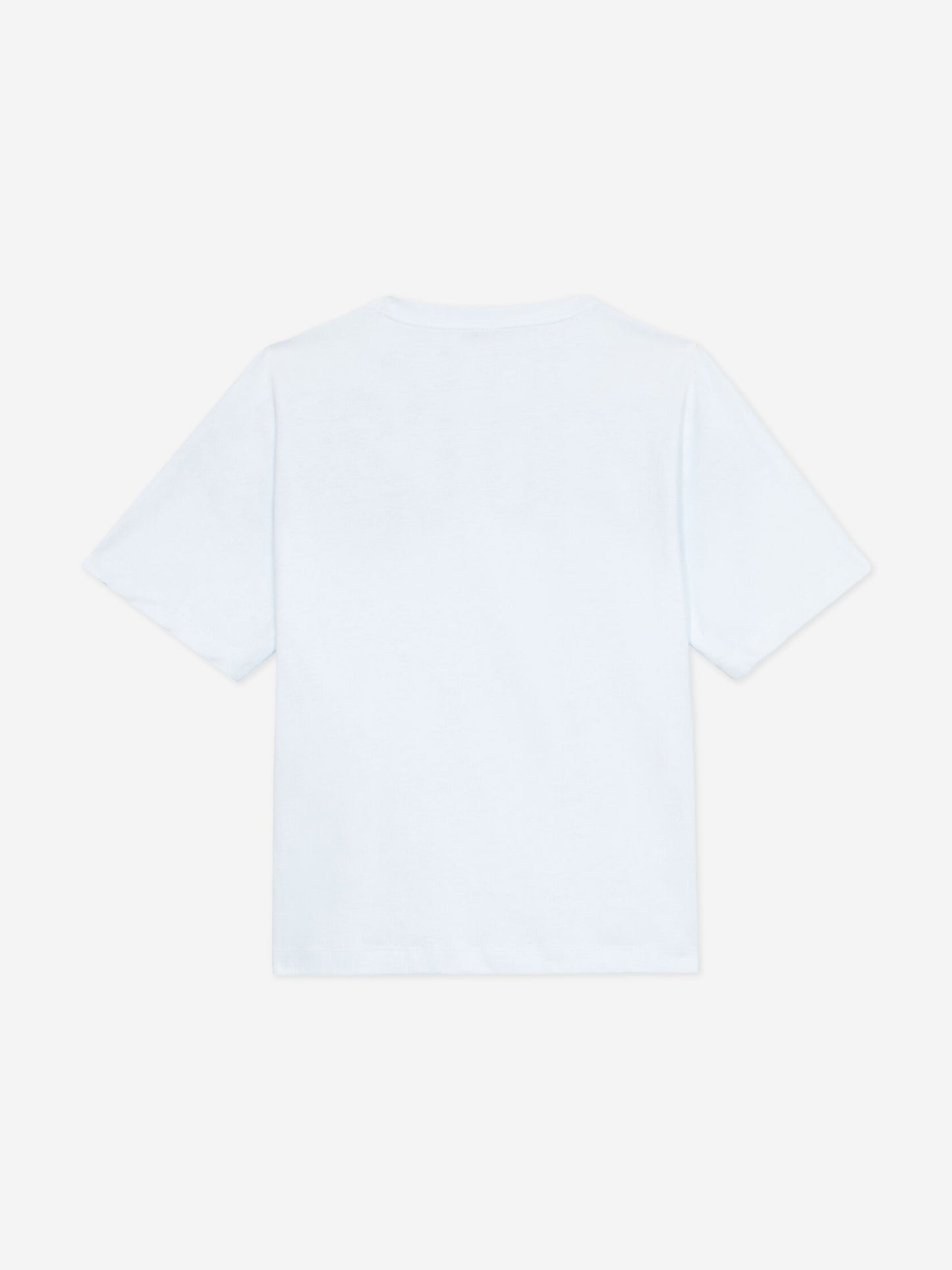 Boys Logo Print T-Shirt in White