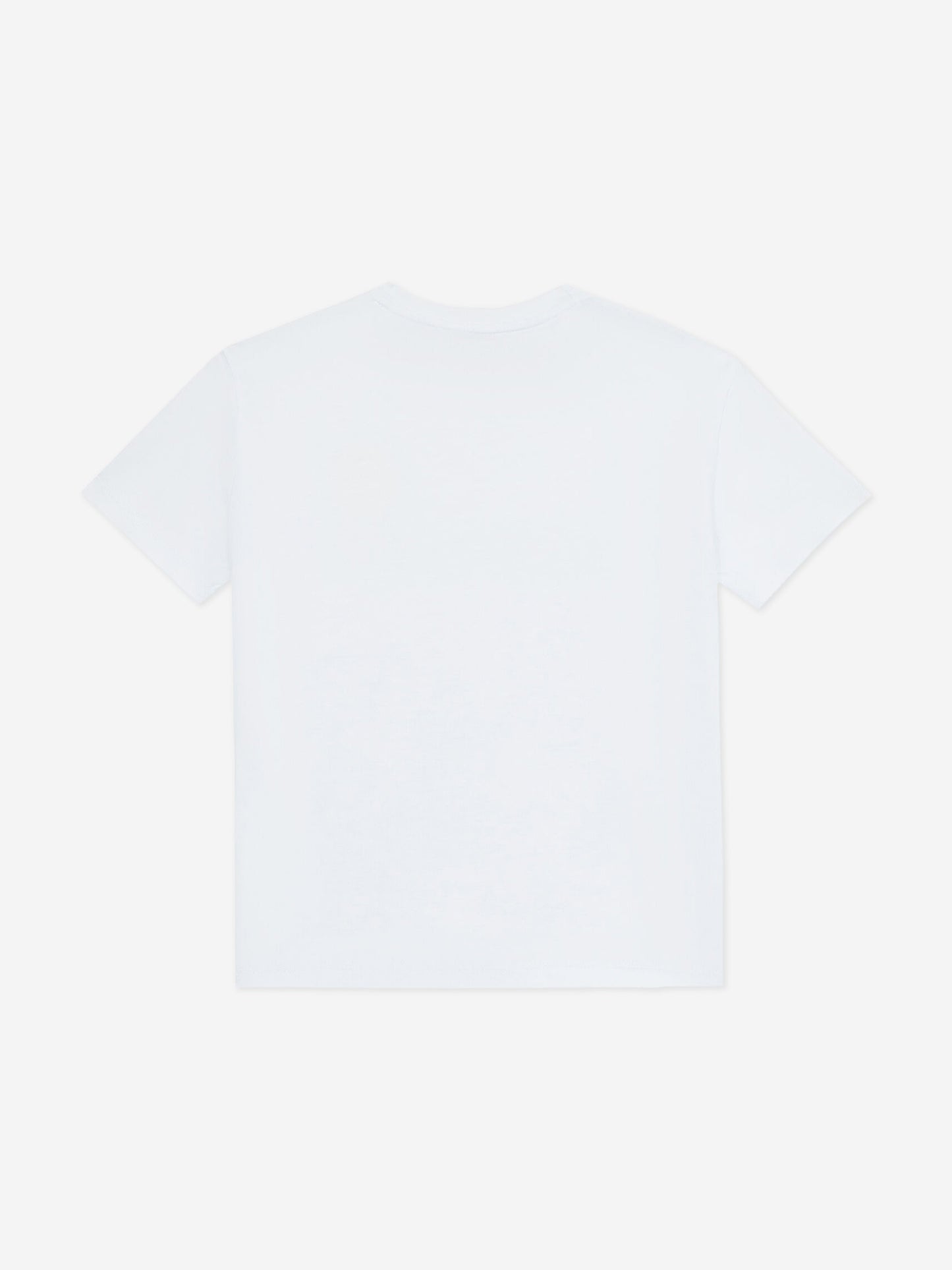 Boys Logo Print T-Shirt in White