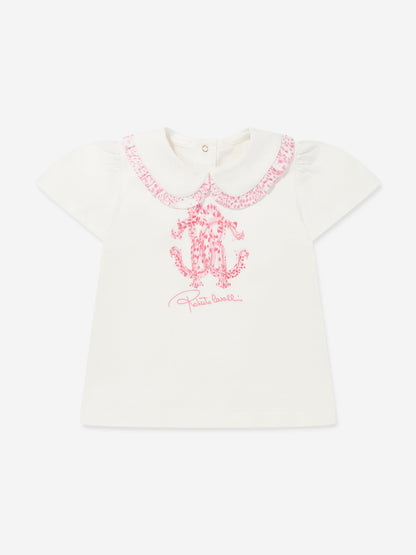 Baby Girls Logo T-Shirt in White