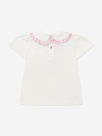 Baby Girls Logo T-Shirt in White