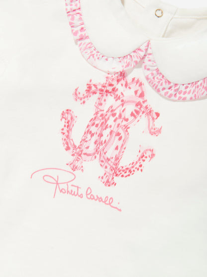 Baby Girls Logo T-Shirt in White