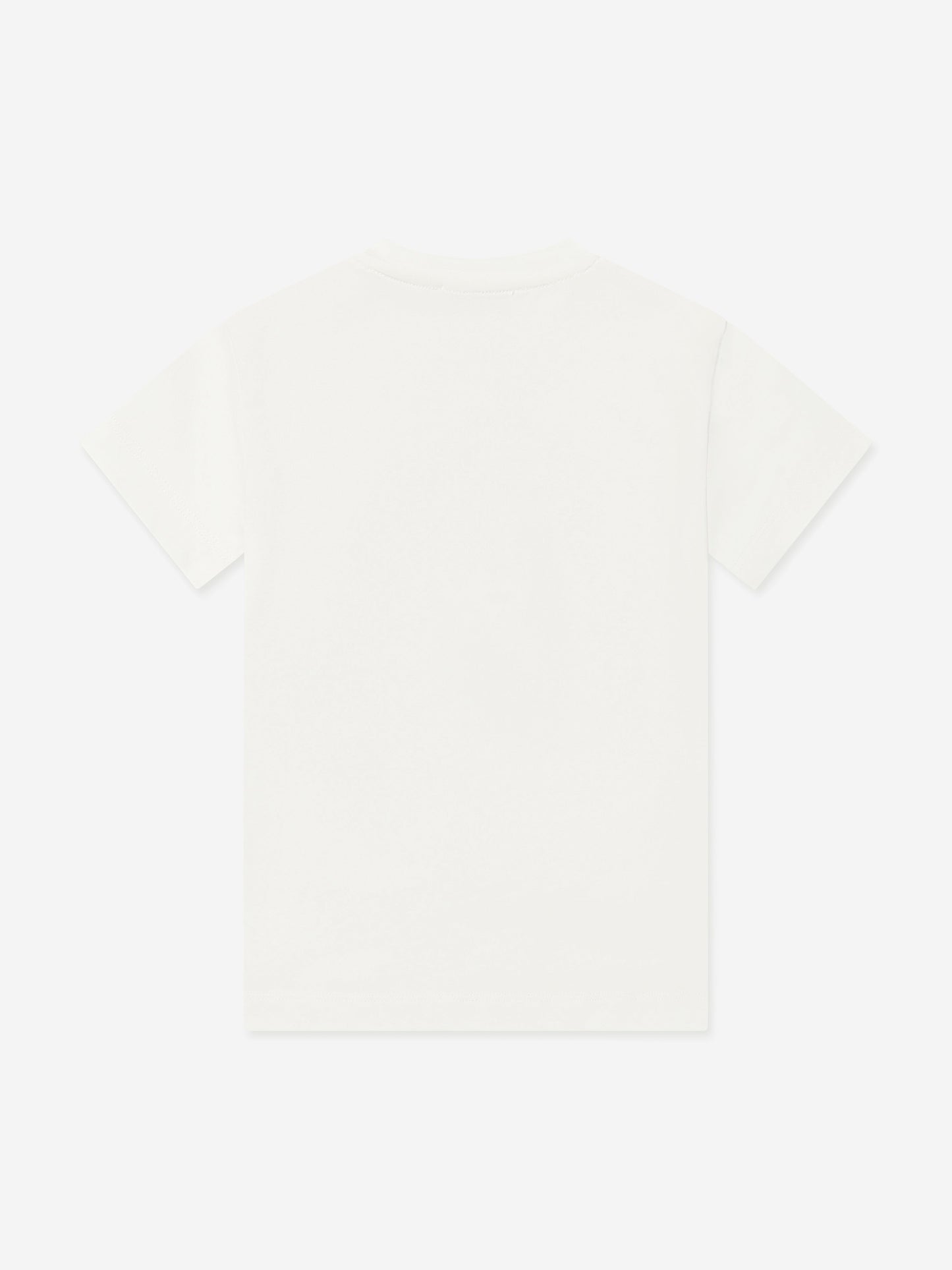 Girls Floral Logo T-Shirt in White