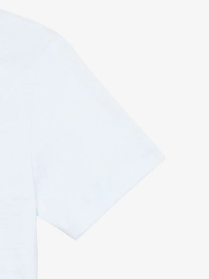 Boys Logo Polo Shirt in White