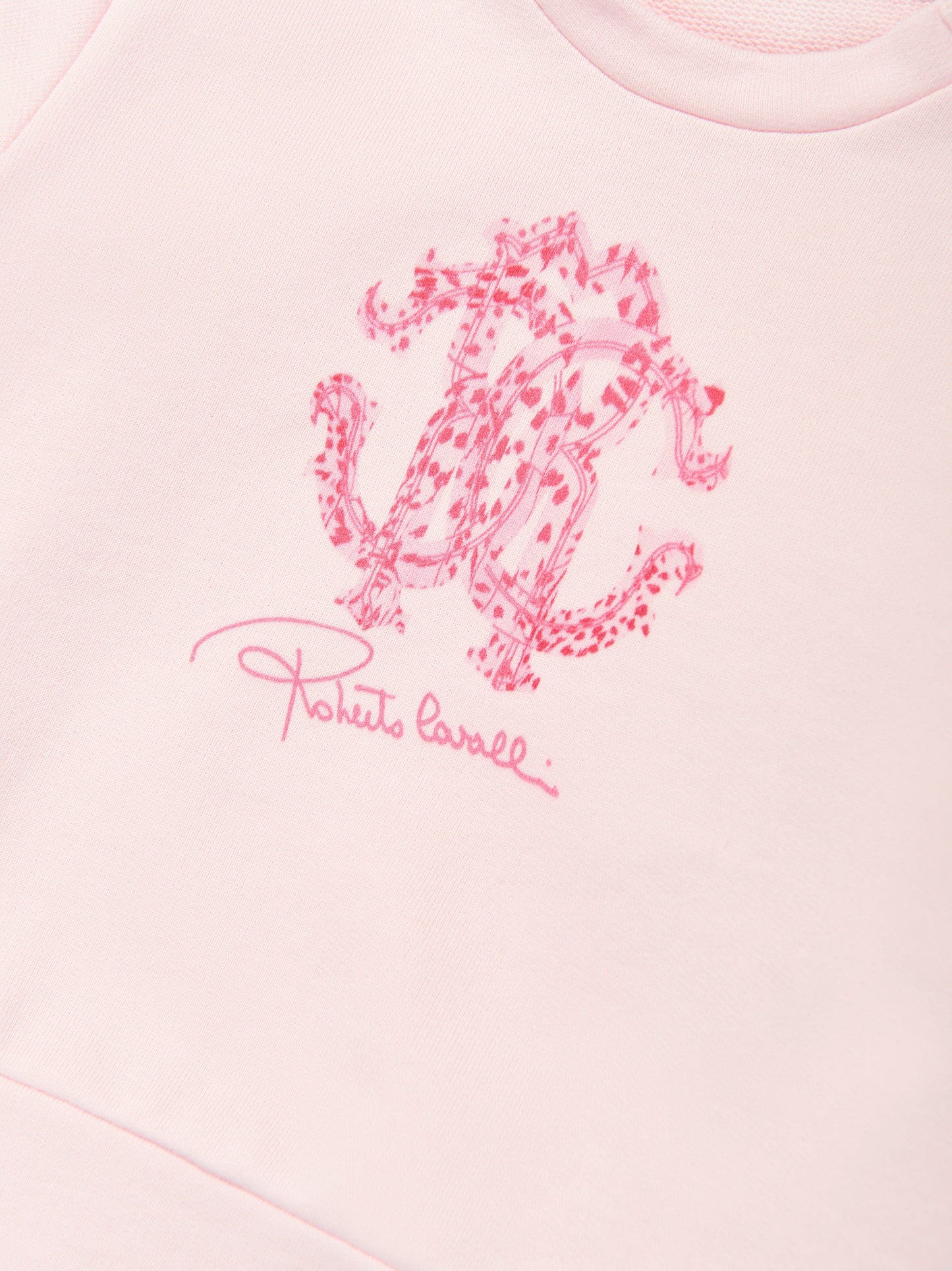 Baby Girls Logo Sweatshirt in Pink
