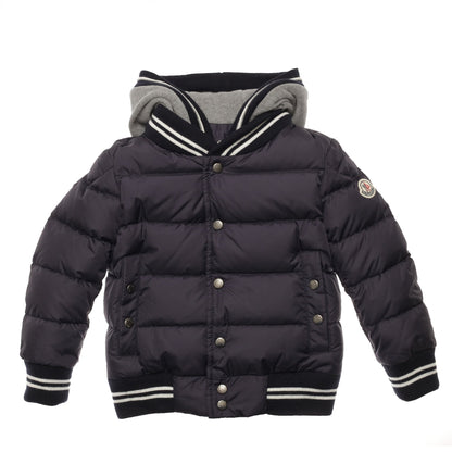 Baby Boys Black Double-layer Hooded 'Auberie' Jacket