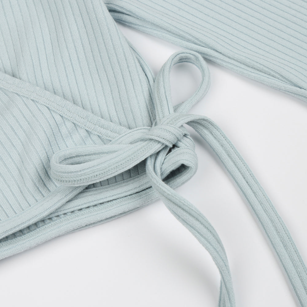 女童浅蓝色芭蕾舞开衫