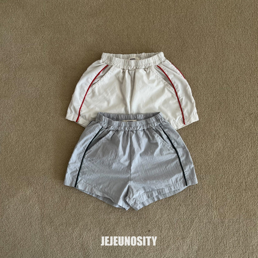 儿童白色棉短裤