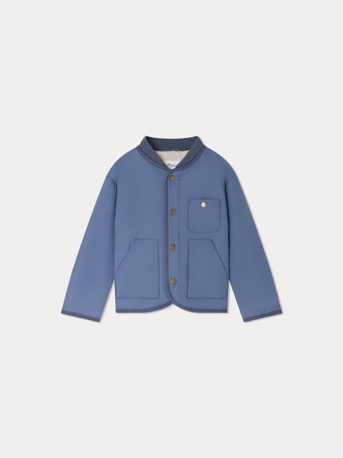 男童蓝色棉服