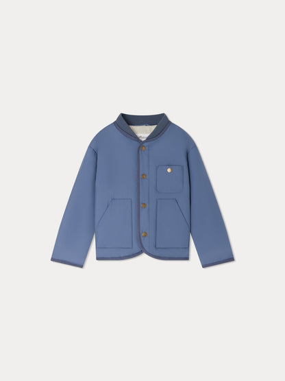 男童蓝色棉服