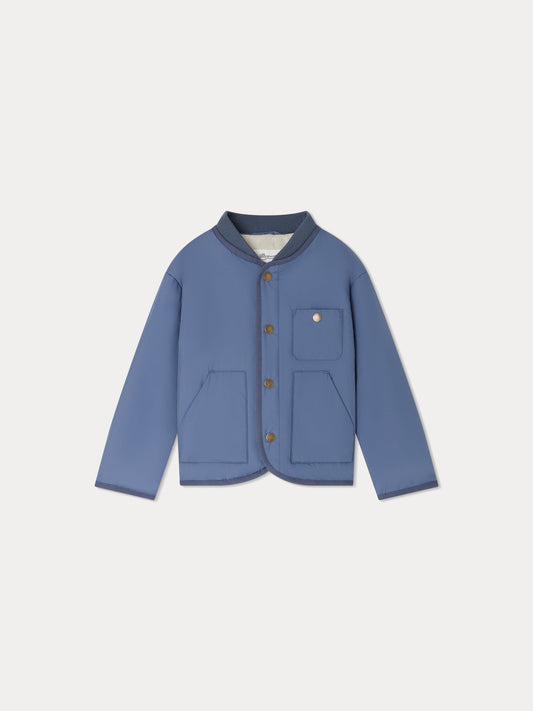 男童蓝色棉服