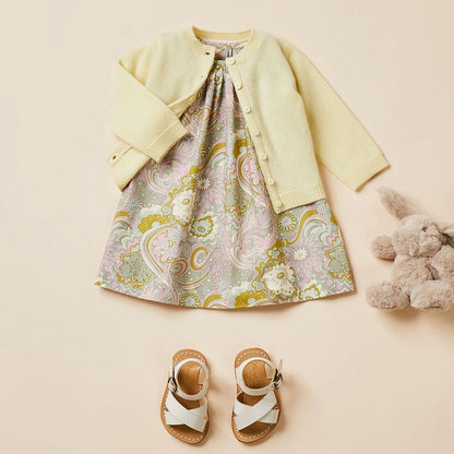 女婴彩色棉连衣裙