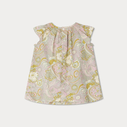 女婴彩色棉连衣裙