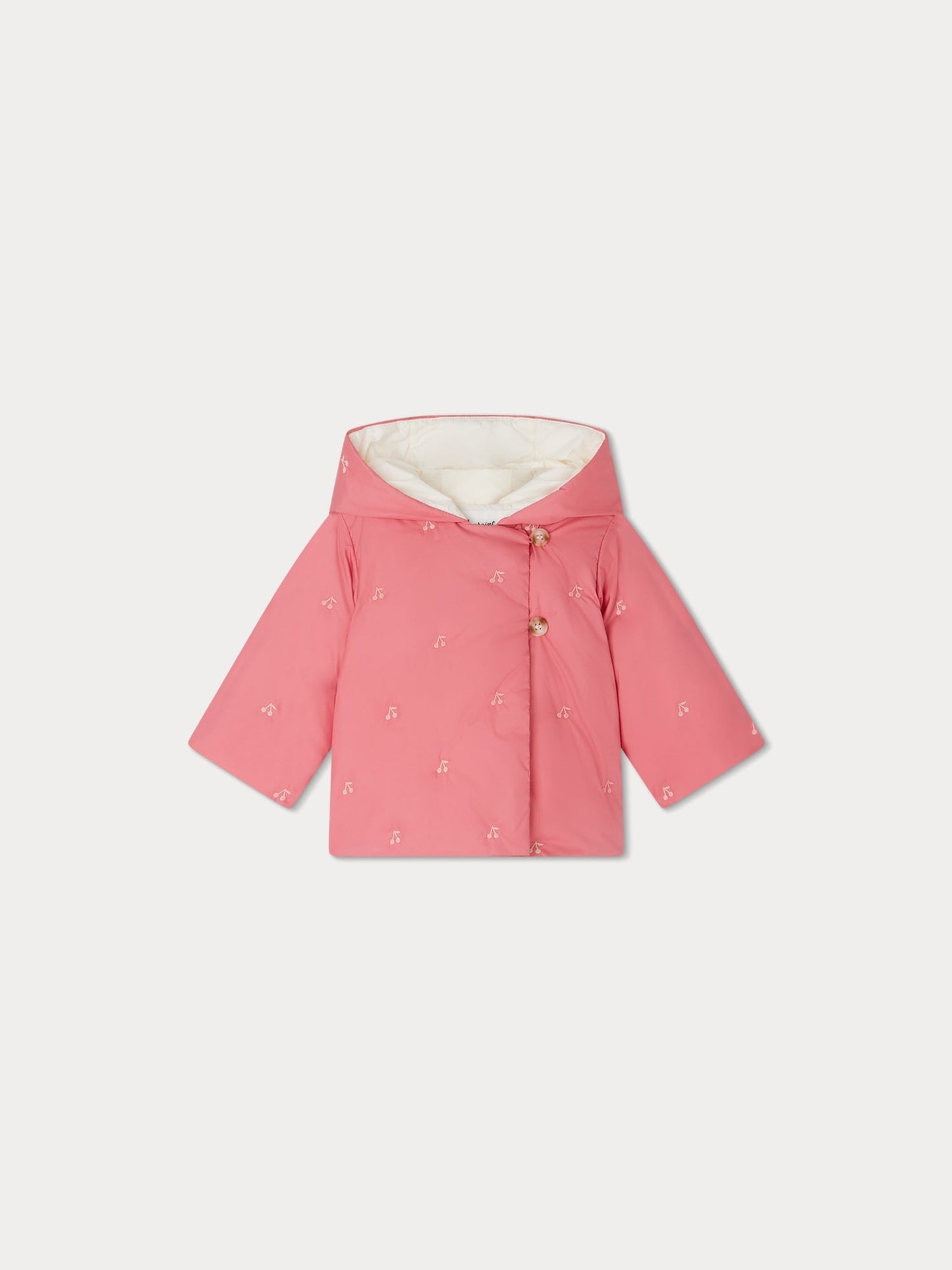 女婴粉色棉服