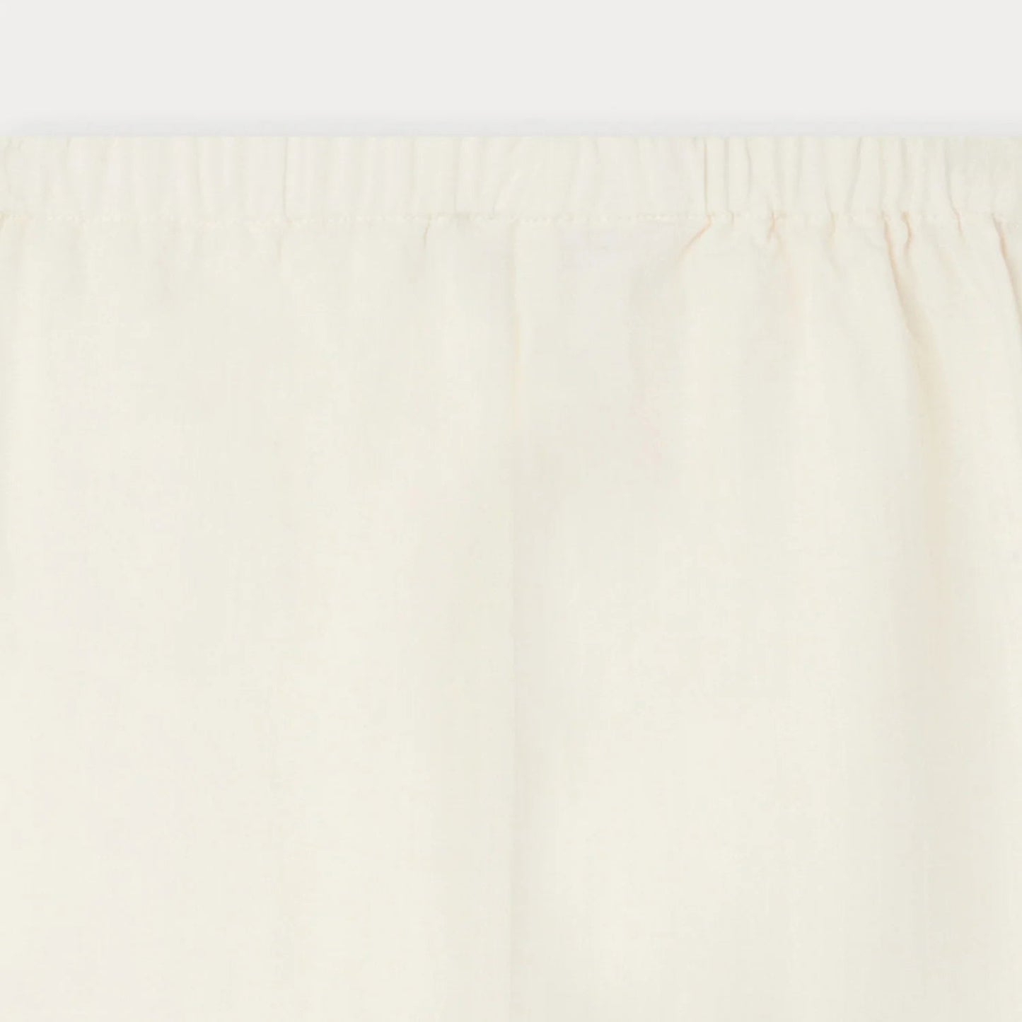 婴儿白色棉长裤