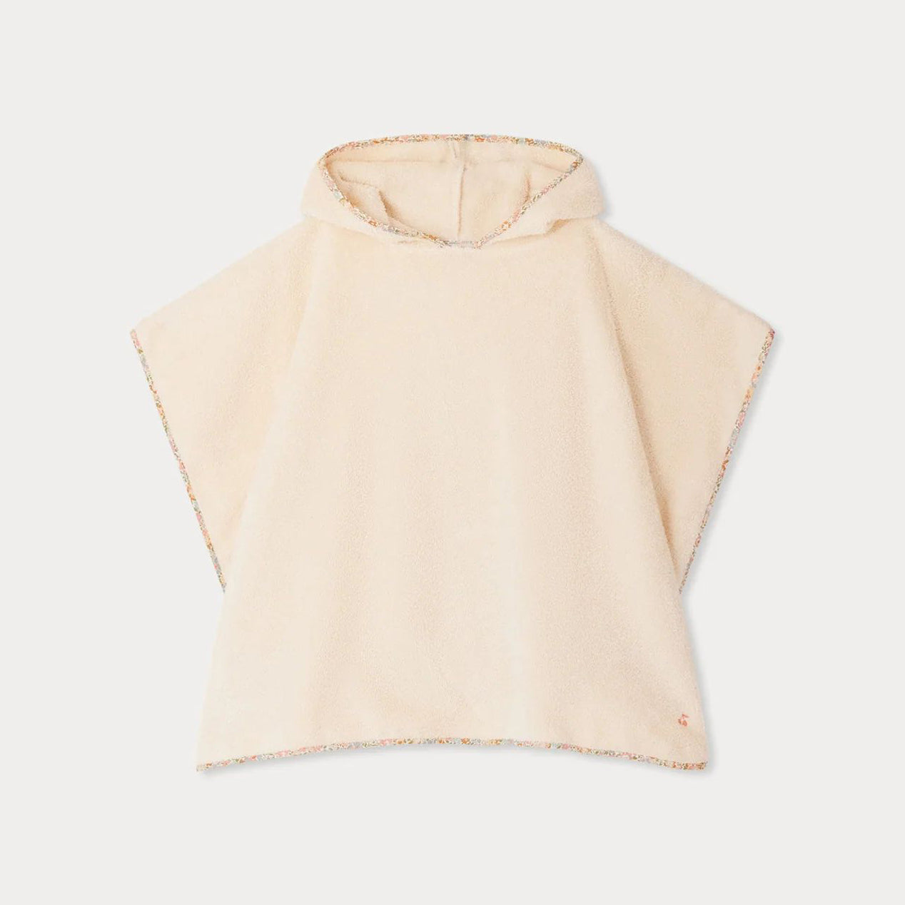 女童玫瑰粉连帽浴巾