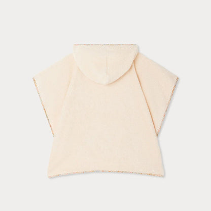 女童玫瑰粉连帽浴巾