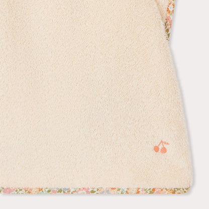 女童玫瑰粉连帽浴巾