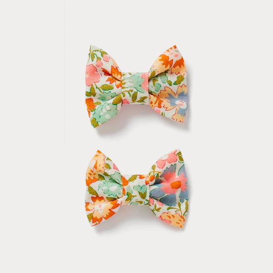 女童粉色碎花发夹