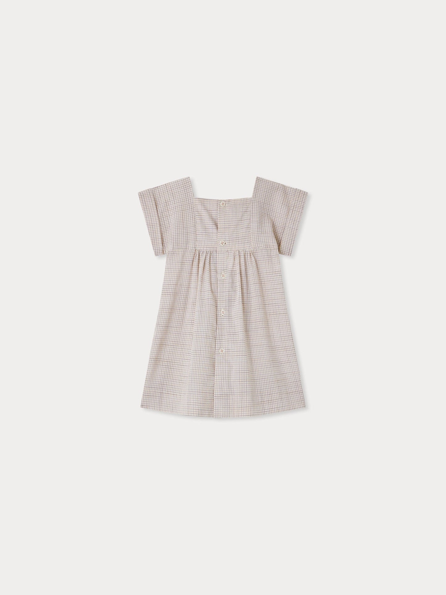 Robe Pais smockée à carreaux