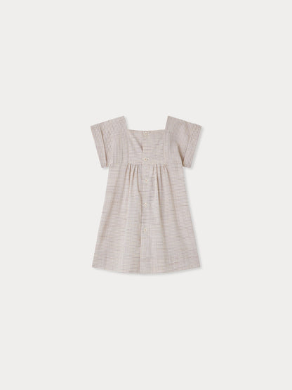 Robe Pais smockée à carreaux