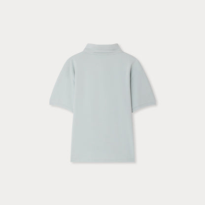 男童浅蓝色棉Polo衫