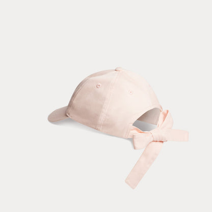 女童浅粉色棉棒球帽