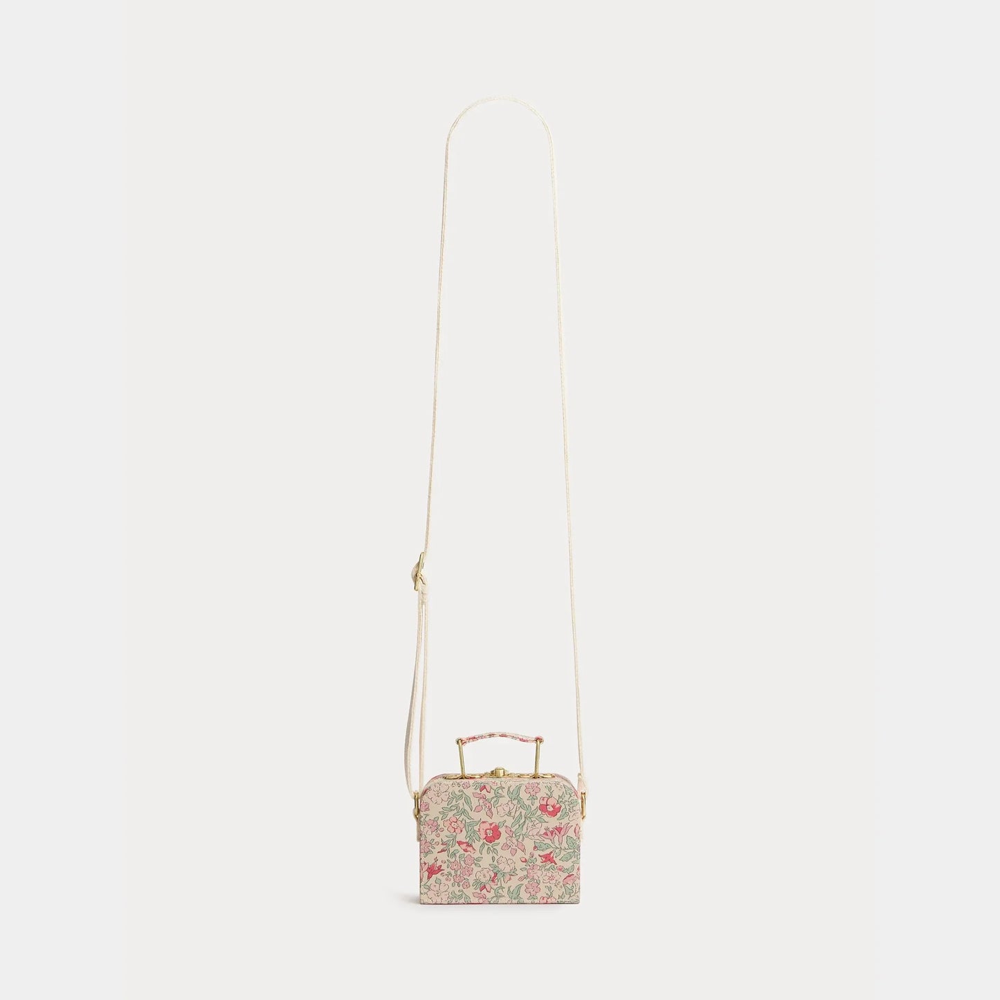 女童粉色碎花单肩包(12.5 x 9.5 x 5.5 cm)