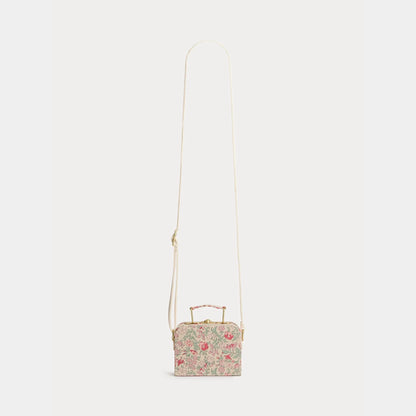 女童粉色碎花单肩包(12.5 x 9.5 x 5.5 cm)