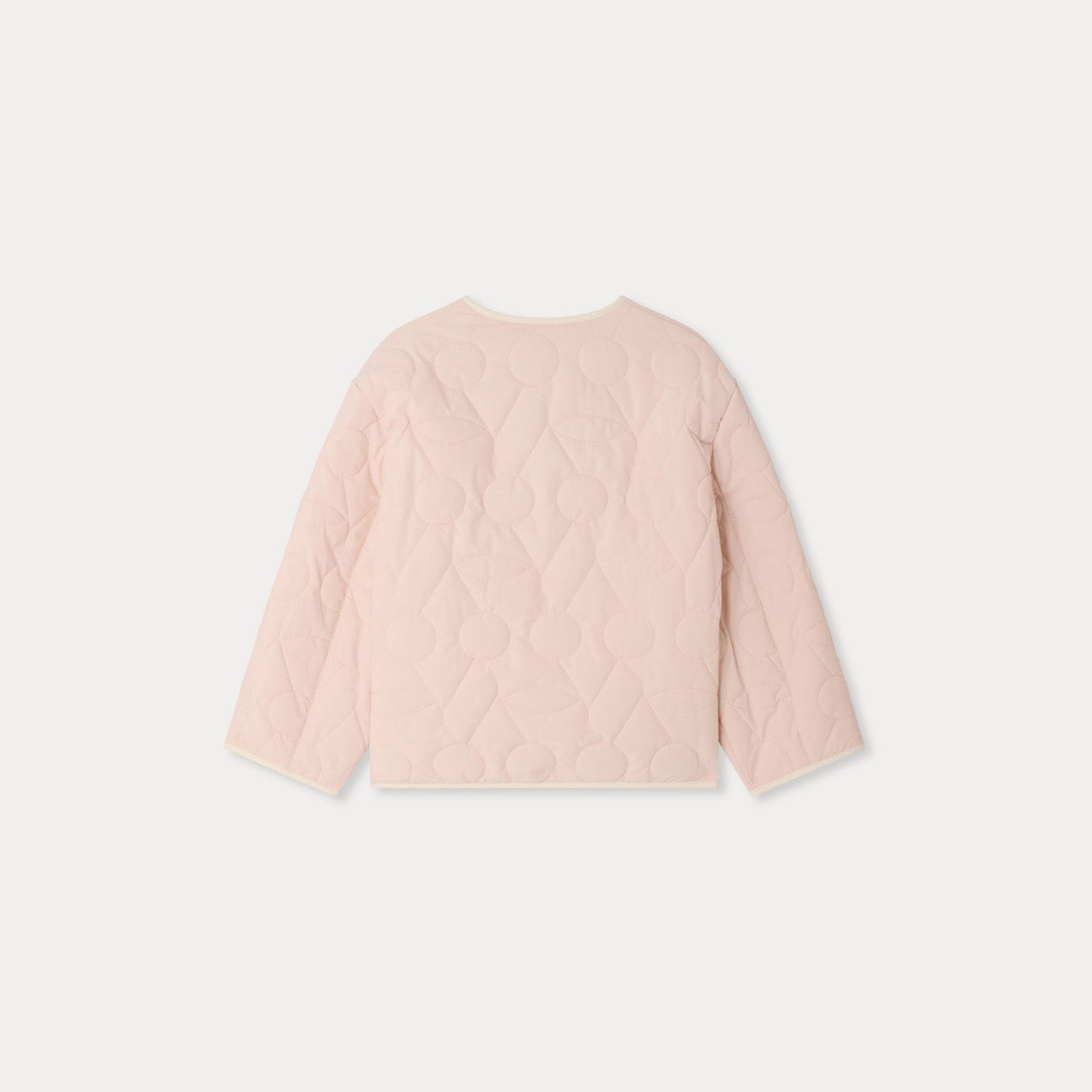 女童浅粉色夹棉夹克