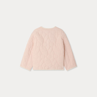 女童浅粉色夹棉夹克