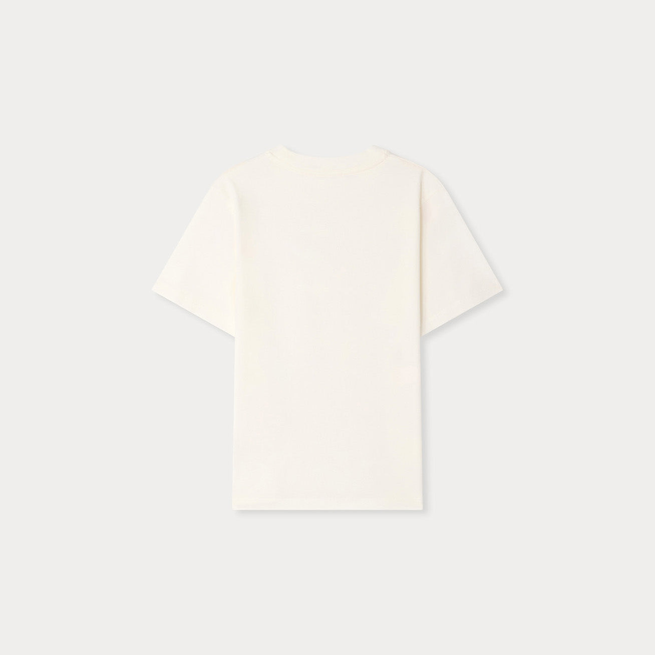 女童白色樱桃印花棉T恤