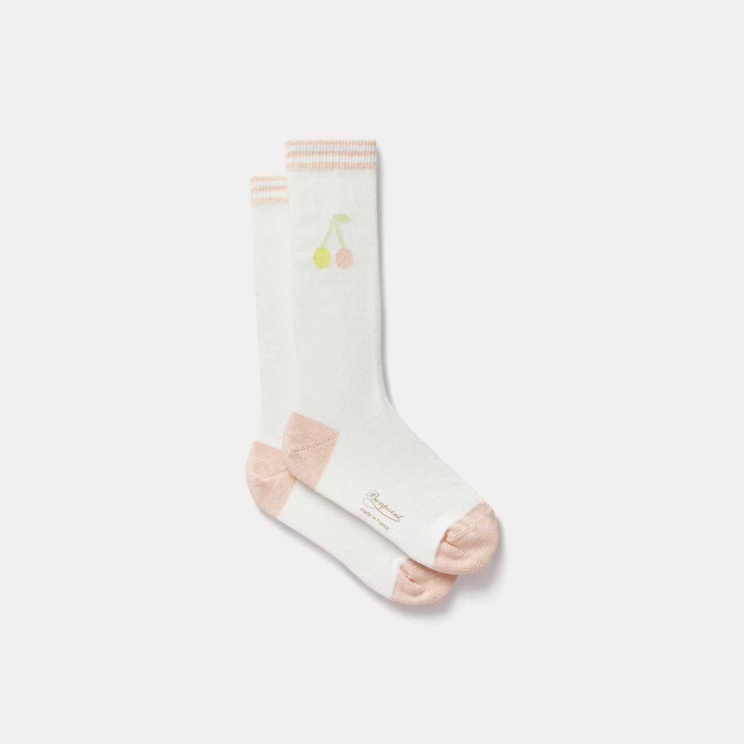 女童白色棉袜