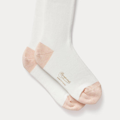 女童白色棉袜