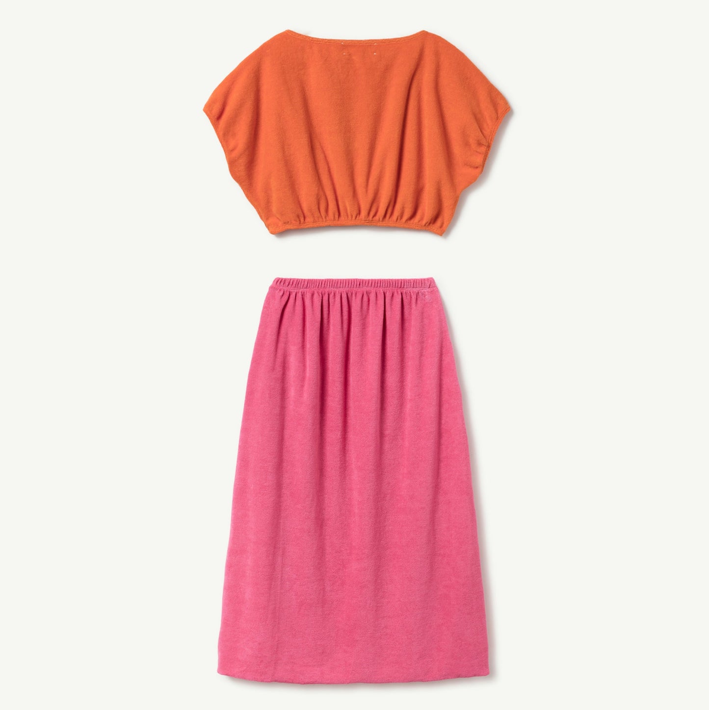 女童橙色Logo连衣裙