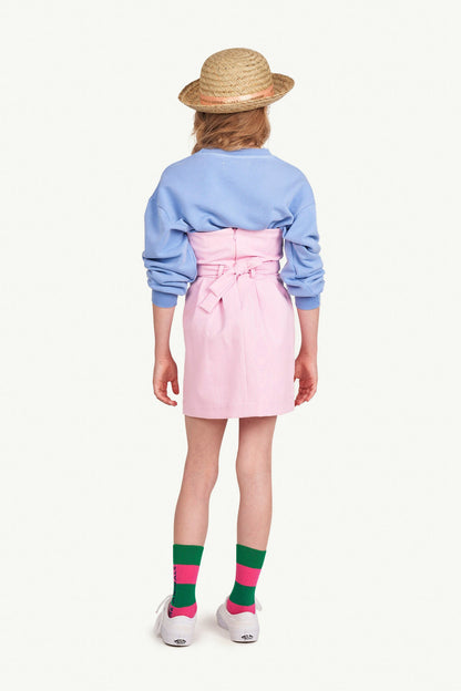 女童粉色连衣裙