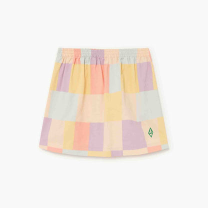 女童彩色Logo短裙