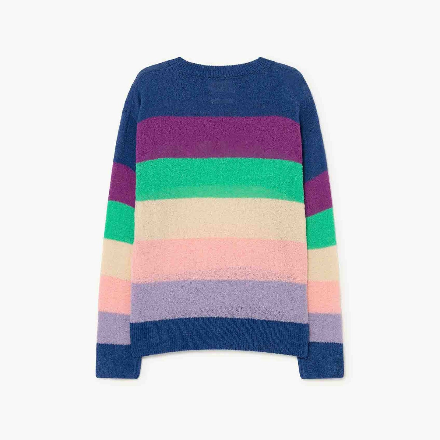 女童彩色条纹毛衣