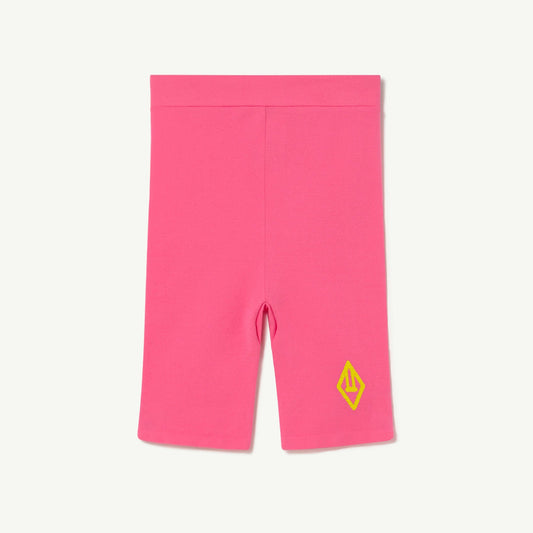 女童粉色Logo打底裤