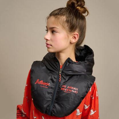 儿童深蓝色夹棉帽子