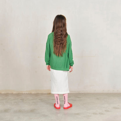 儿童粉色Logo袜子