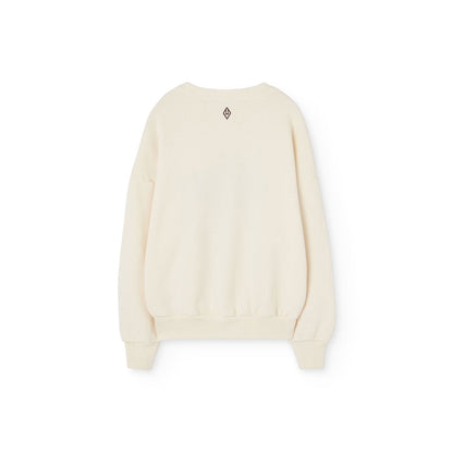 儿童白色Logo棉卫衣