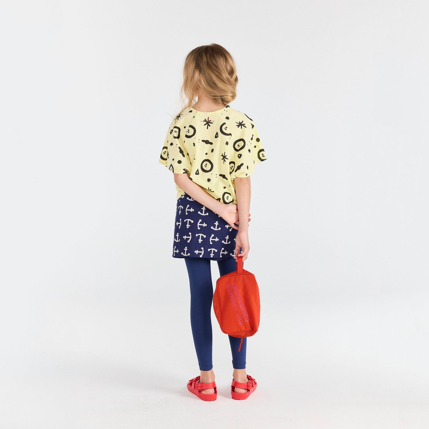 儿童红色Logo手提包(H15 x W22 x D8.5cm)