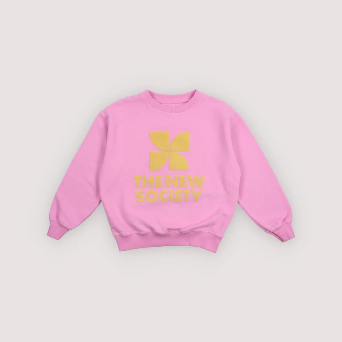 女童粉色Logo棉卫衣