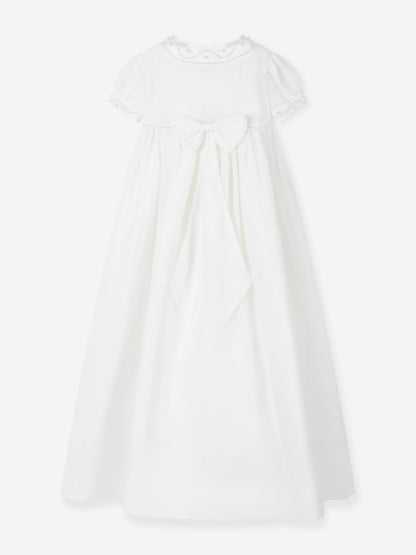 Baby Girls Christening Robe, Coat and Bonnet in Ivory