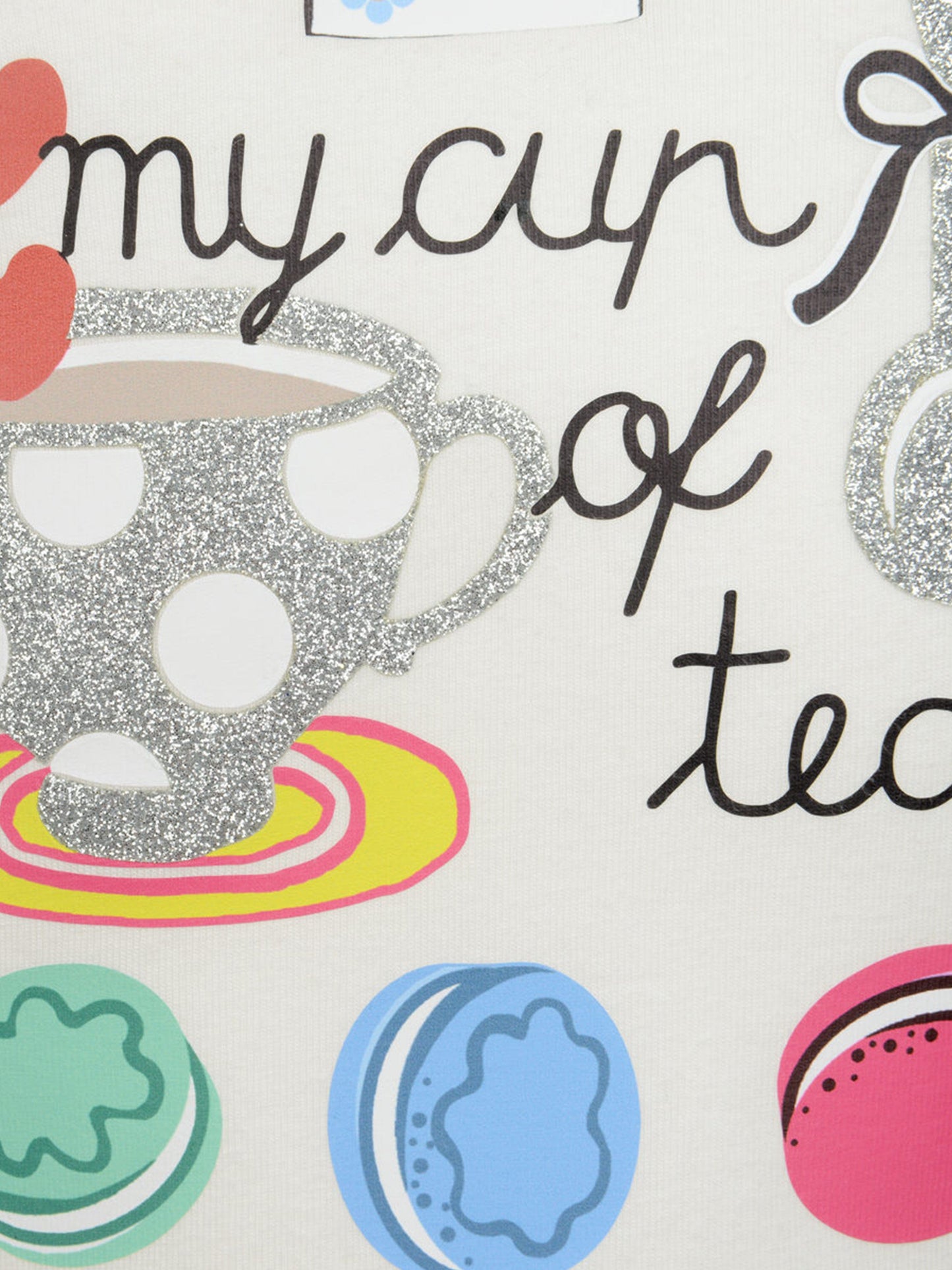 Simonetta 女童棉质平纹针织上衣