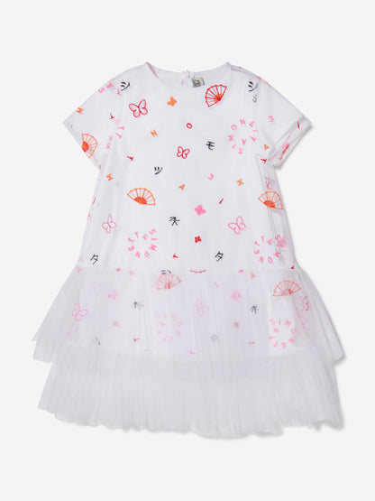 Simonetta 女童多印花多层连衣裙