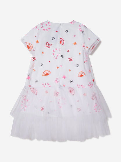 Simonetta 女童多印花多层连衣裙