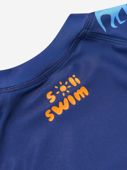 Soli Swim 男童防晒泳衣（UPF50+）海军蓝
