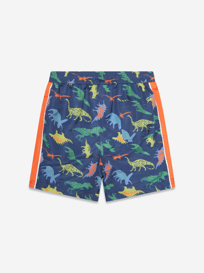 Soli Swim 男童恐龙游泳短裤（UPF50+）海军蓝
