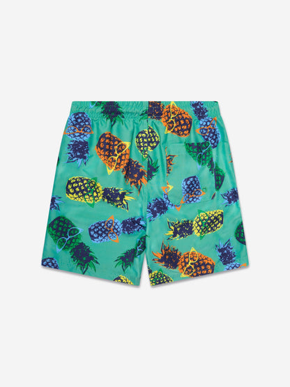 Soli Swim 男童菠萝泳裤 (UPF50+) 绿色